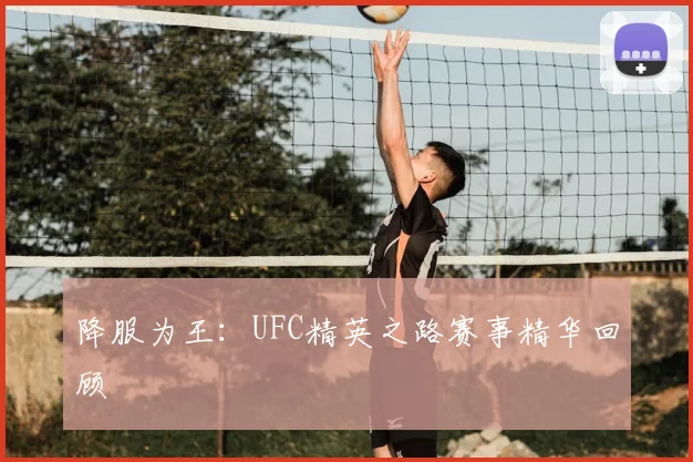 降服为王：UFC精英之路赛事精华回顾