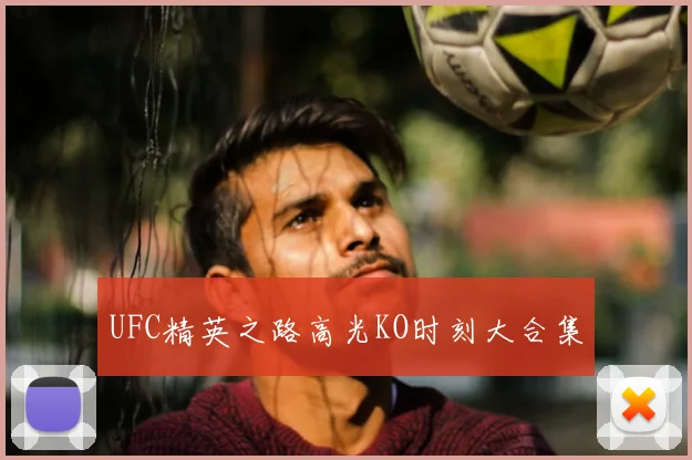 UFC精英之路高光KO时刻大合集